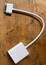 Genuine Apple 30 Pin Connector to VGA Adapter Connection Cable iPad/iPhone-White