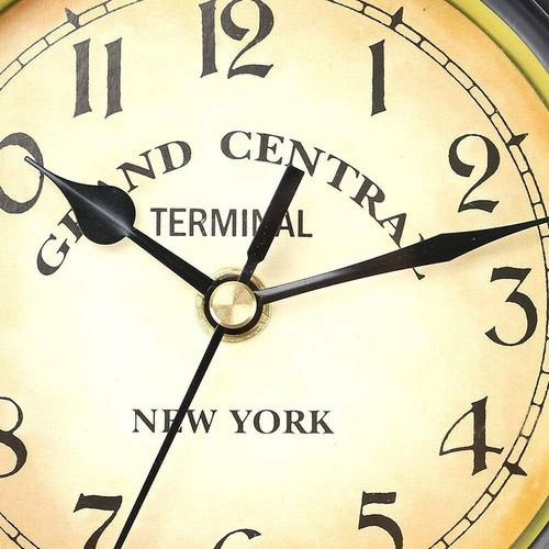 Outdoor Garten Hauptbahnhof Wanduhr doppelseitig Außenhalterung Retro - Bild 8 von 12