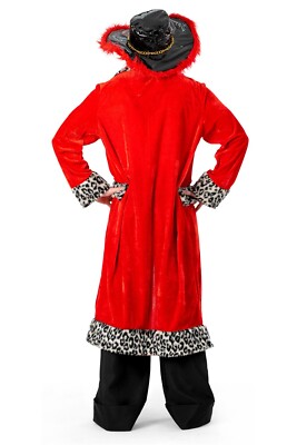 ジャケット・アウター PIMP COAT 70's Long Red / Leopard Pimp Coat 42/44
