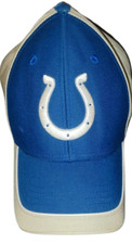 NFL Apparel Indianapolis Colts Embroidered Adjustable Gray Blue Hat Cap