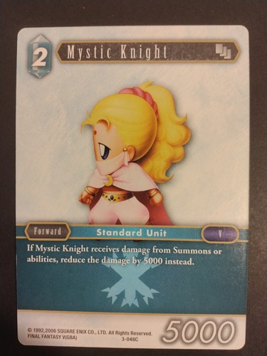 Final Fantasy JCC Mystic Knight 3-048C Opus III 3 Comunes Casi Nuevo FFTCG - Imagen 1 de 2