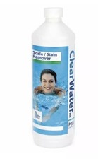 Clearwater Swimming Pool and Spa Stain Scale Remover 1 Litre Cleaning Solution