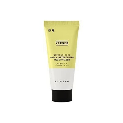 Versed Weekend Glow Daily Brightening Moisturizer - Vegan Lightweight Vitamin...