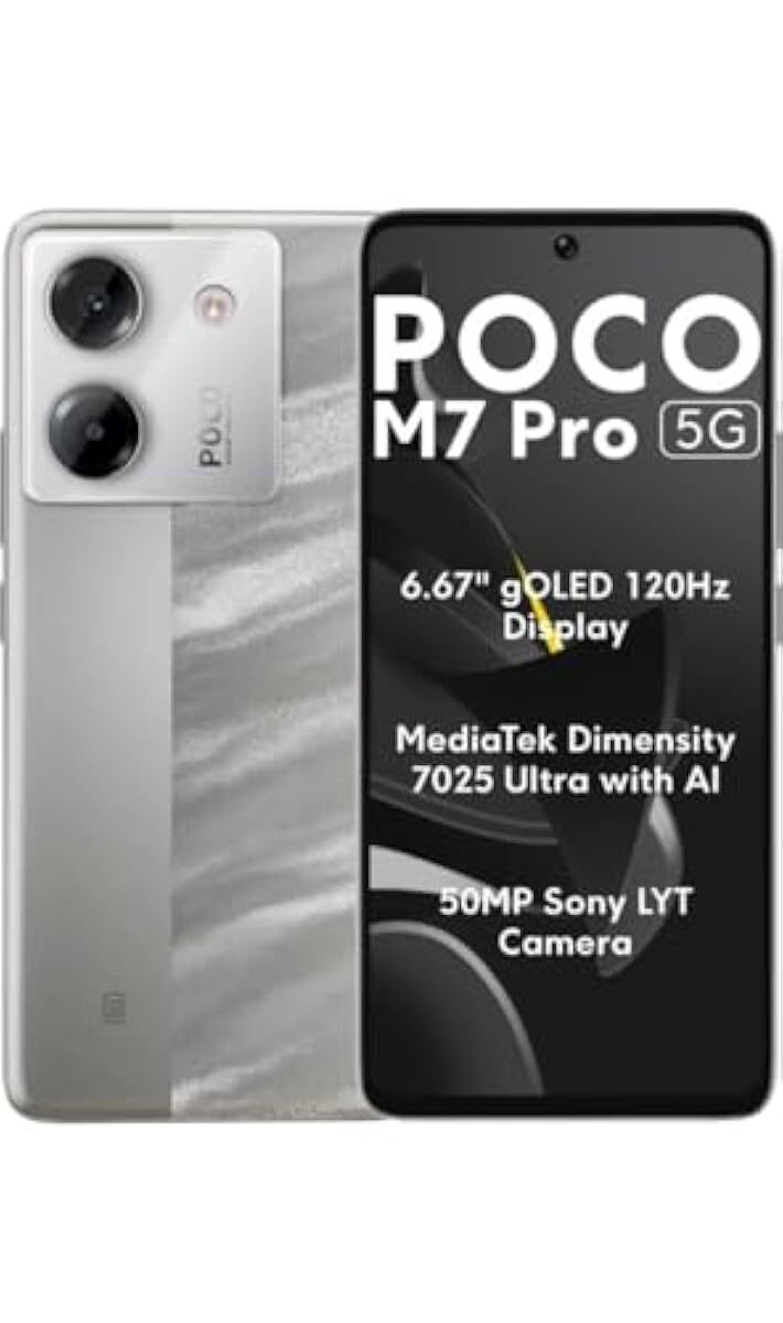 POCO M7 シルバー 8GB RAM 256GB POCO M7 Pro 5G, Lunar Dust (8GB, 256GB) | eBay