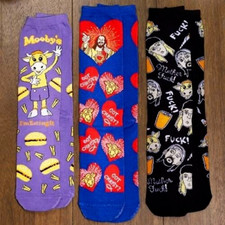 MIP- Jay Silent Bob 3 Pack Crew Socks Men's size: 12