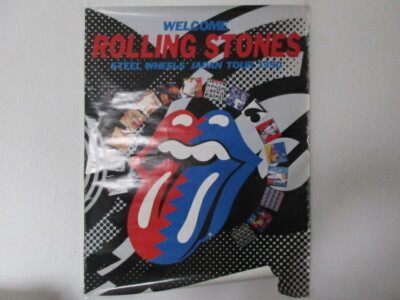 Welcome Rolling Stones Steel Wheels Japan Tour Promo Poster Mick