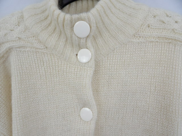 Vtg Robert Michael Ltd. Lined Button Front Cream … - image 8