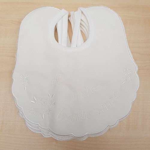 Plain Coloured-Bavaglino per Neonato con Chiusura in Velcro in 9 Colori