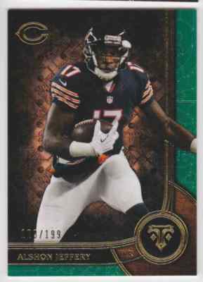 2015 TOPPS TRIPLE THREADS EMERALD ALSHON JEFFERY 123/199 CHICAGO BEARS #38