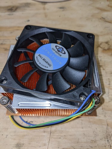 Dynatron P61G Heat sink / Cooling Fan for Intel Socket 775 New Pull.