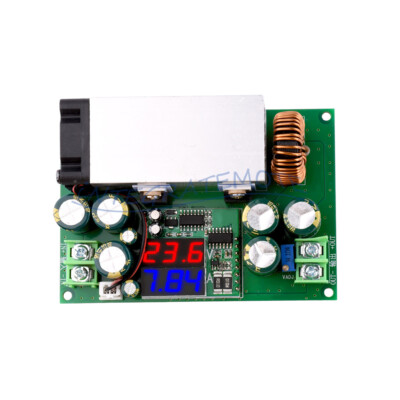 DC-DC 12~80V to 2.5~50V 20A Adjustable Buck Step-Down Module with Display 600W