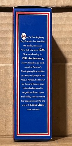 Macy's Thanksgiving Day Parade 75th Soldier Balloon Glass Christmas Ornament - Picture 3 of 5