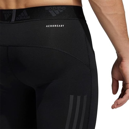 Adidas Techfit Herren Warm Running Leggings Fitness , GT9518 , Schwarz , Gr: L - Bild 5 von 6