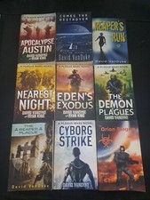 David Vandyke Paperback Lot Of 9 (Plague Wars)(reapers Run)