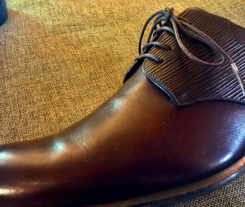 BROWN MENS SHOES LV 6.5 
