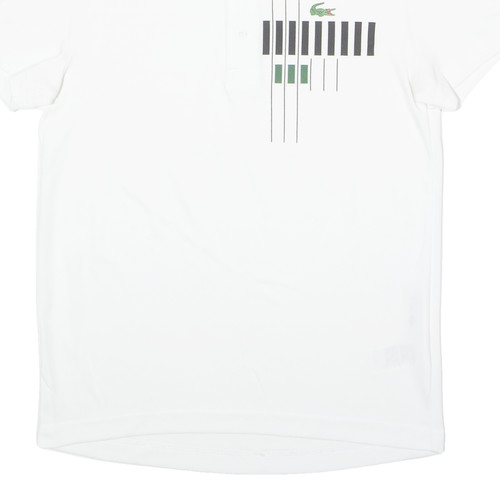 LACOSTE x Novak Djokovic Mens Polo Shirt White XS - Picture 5 of 6