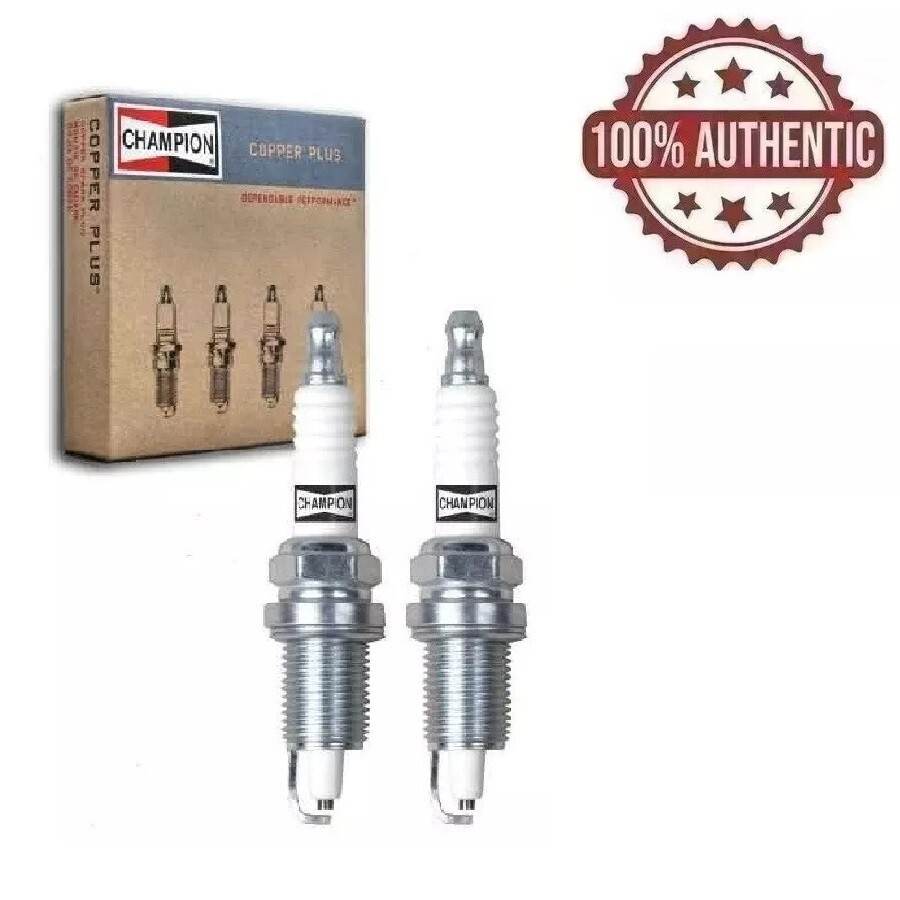 2 pc Champion Copper Plus 980 Spark Plugs for XC92YC 7938 6719 1172 Ignition av