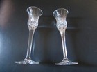 Mikasa Crystal Icicles Pattern Germany 8" Taper Candlestick Holders set of 2 — photo 5