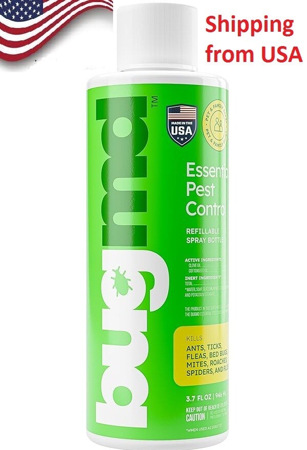 BugMD Pest Control Essential Oil Concentrate 3.7Oz for Home Bed Bug