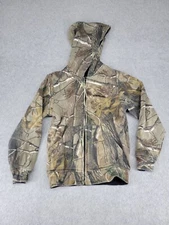 Winchester Hoodie Boys Brown Realtree Hunting Kangaroo Pocket Outdoor Full Zip