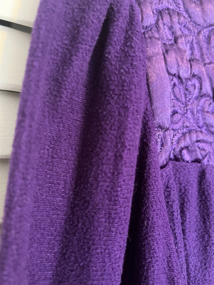 EDICIONES BÁSICAS Para Mujer Talla Pequeña S Bata Vestido de Salón Casa Vestido de Noche De Colección Foto 3 de 4