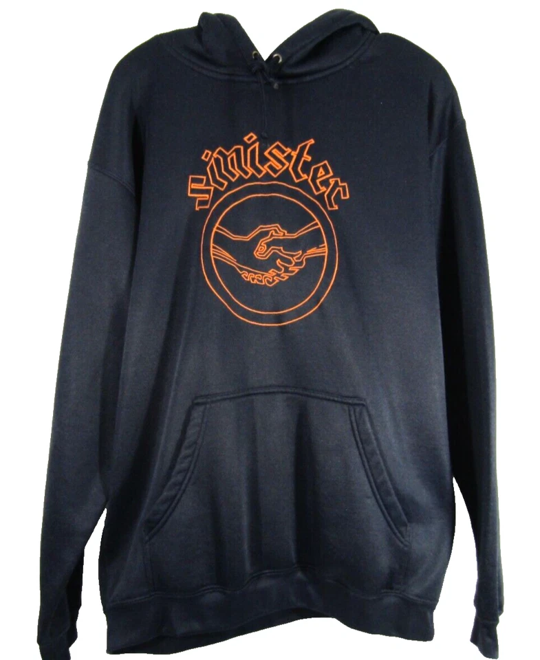 Толстовка с капюшоном мужская Sinister Brand Anderson Silva Spider M/L муай тай UFC MMA мягкая РЕДКАЯ - Изображение 3 из 4