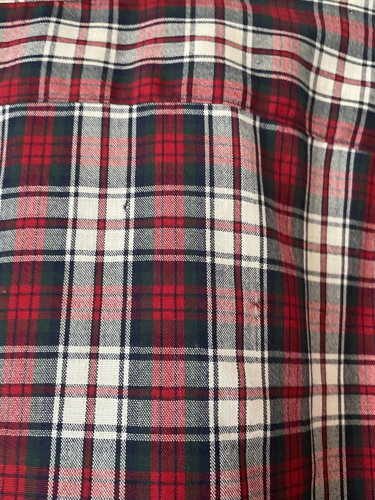 Pendleton Lightweight 100% Virgin Wool Red/Blue/W… - image 4