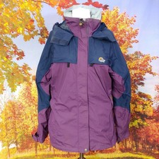 Lowe Alpine Purple 100% Nylon Pu Coated Jacket. Uk Women's Size Medium