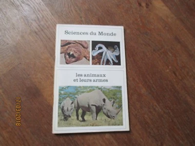 REVUE SCIENCES DU MONDE les animaux et leurs armes images a coller - Photo 1/2