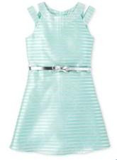 The Children  s Place Stripe Jacquard Girls Dress NWT Easter Wedding Size 16