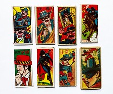 Zorro "MENKO" 1960 70s Japanese Vintage Cards lot 8