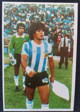 Unique Diego Maradona Argentina Card Argentinos Juniors, Boca Juniors, FC Barça