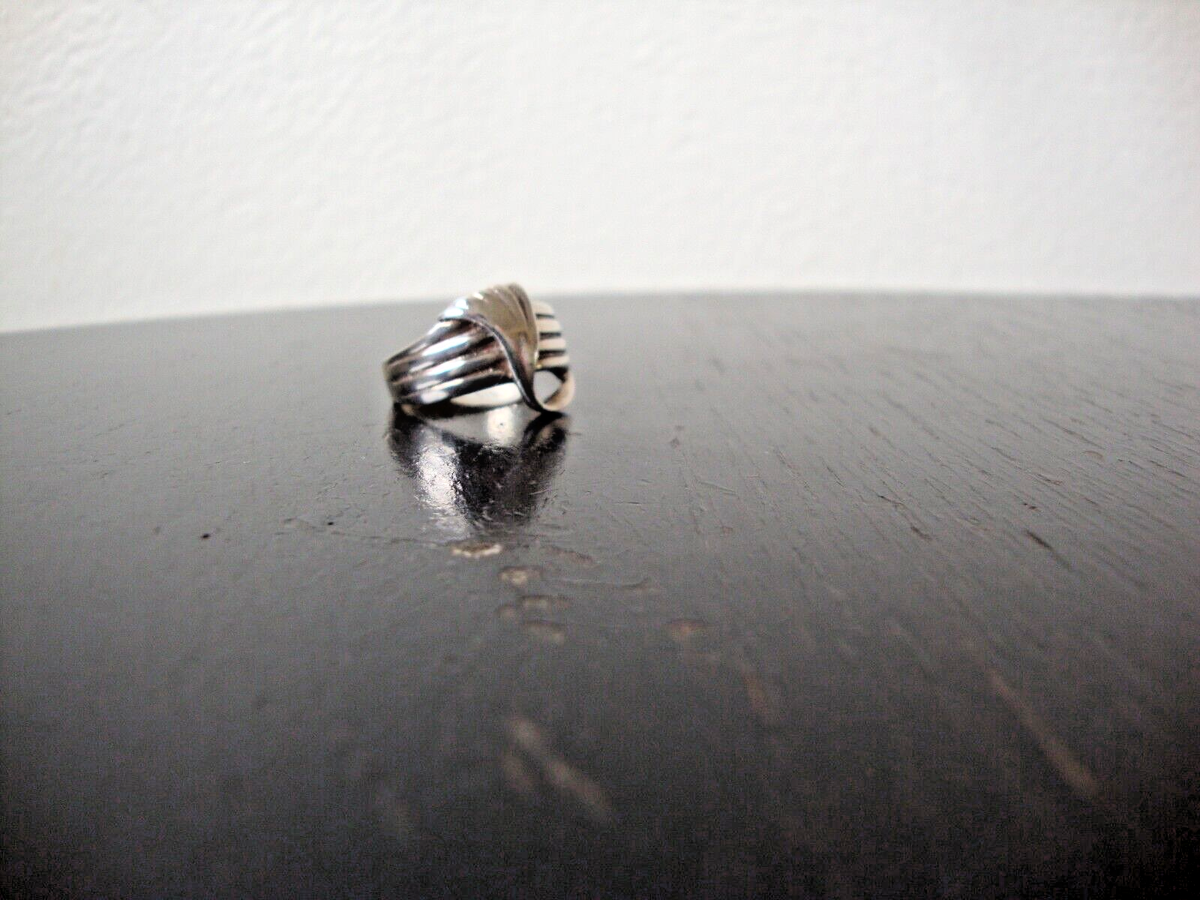 80sビンテージ★silver925★モッズリング★直径18～19mm★mods VINTAGE 1980s RETRO MOD RING STERLING SILVER STAMPED 925 SZ 7 | eBay