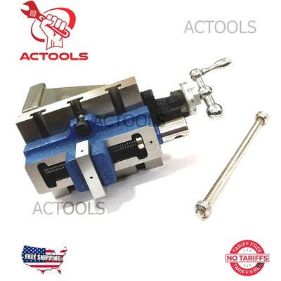 Vertical Lathe Slide 4'' x 5'' With Self Centering ViseVice Engineering Tools 50mm