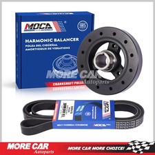 Harmonic Balancer Serpentine Belt For Chevrolet Camaro Gmc 1500 Pontiac Firebird