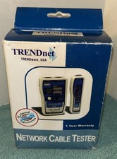 Trendnet TC-NT2 Network Cable Tester Remote Case and Test Adapterrs and Man