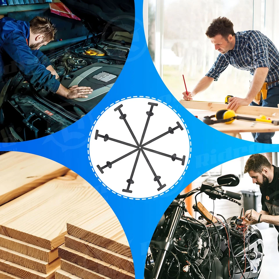 Soporte universal de nailon de alta resistencia con hebilla de atar con cremallera de nailon autobloqueante Foto 4 de 4