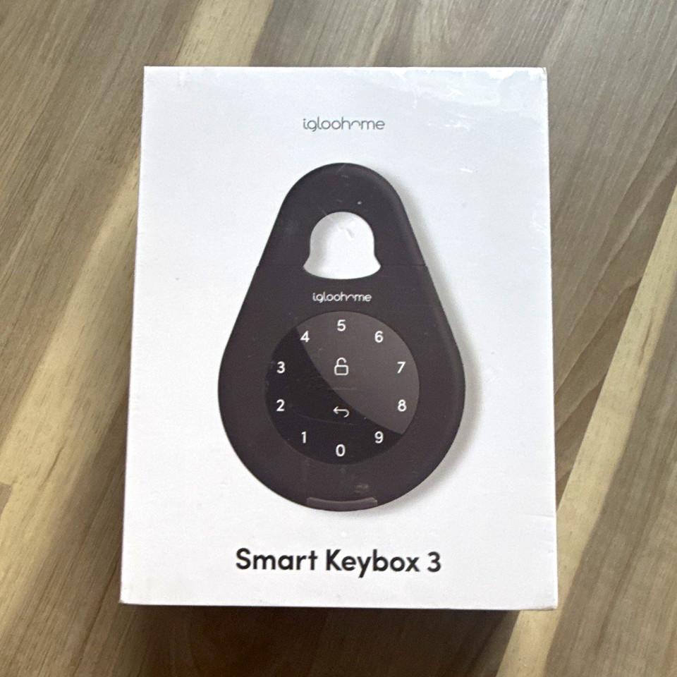 U Control Keypad igloohome Smart Keybox 3 Key Safe Bluetooth App-Controlled Keypad Black ...