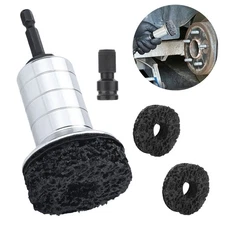 Wheel Stud Cleaner Hub Resurfacing Kit Car Rust Remover Brake Disc Grinding Tool