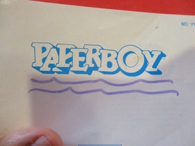 Paperboy Nintendo NES Manuale Istruzioni SOLO Libretto #E