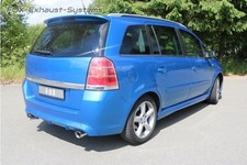  Duplex Racinganlage ab Kat Opel Zafira B OPC je 90mm rund doppelwandig
