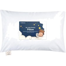 Toddler Pillow with Pillowcase - 13x18 My Little Dreamy Kids Travel Bed Pillo...