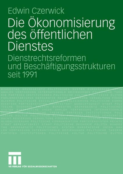 Die ÖKonomisierung Des öFfentlichen Dienstes Edwin Czerwick-image