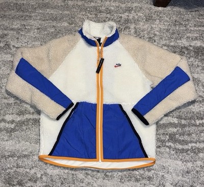 New Nike Deep Plié Sherpa Full Zip Fleece Jacket Size Medium 