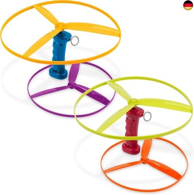 Battat Propellerspiel mit 2 Griffen und 4 Propeller ? 30 cm und 20 cm