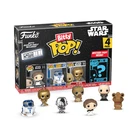 Funko Bitty Pop! Star Wars 4-Pack Princess Leia, R2-D2, C-3PO & Mystery