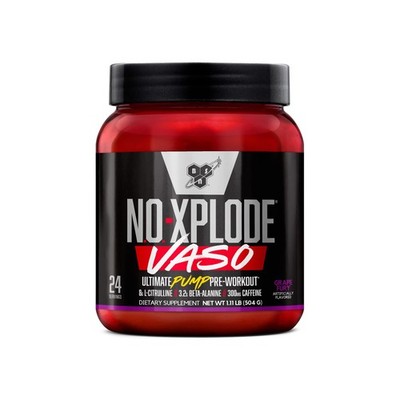 Pre Workout Powder 8g L Citrulline 3.2g Beta Alanine Grape Fury BSN N.O.-XPLODE