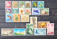 New Zealand Elizabeth ll 1960 22 Values sg781-02 Fresh UMM / LMM  As Pictures.