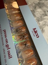 Kleo Kolor Gel Press On Long Square Glue-less Nails Halloween ArachnaGLOWbia 🕷️