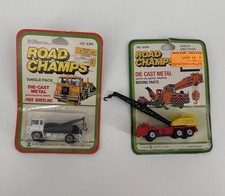 Vintage Road Champs Crane Truck And Yat Ming Wrecker Tow Truck Vintage Combo Vintage Road Champs Crane Truck And Yat Ming Wrecker Tow Truck Vintage Combo